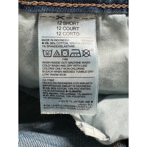 Old Navy Jeans Womens 12 Petite Original Boot Cut Stretch Medium Wash Everyday - Picture 4 of 8